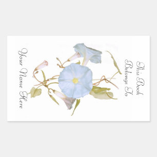 Floral Bookplate Sticker