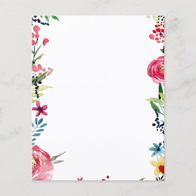 Floral border (Front)