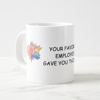 Floral Boss's Day Specialty Mug