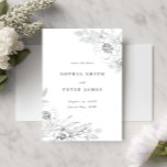 Floral Botanical Illustration Save the date Postcard<br><div class="desc">Designed to coordinate with our Floral Botanical Illustration, this customizable save the date invitation postcard features soft elegant illustrations of botanical flowers and foliage. This is a classic and poetic sketch wedding collection, suitable for any wedding theme and season. For more advanced customisation of this design, e.g. changing layout, font...</div>