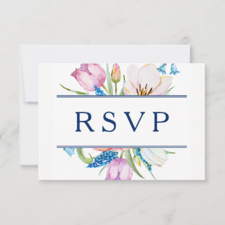 Floral Botanical RSVP Card