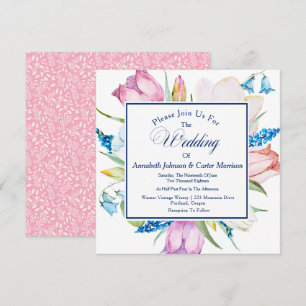 Floral Botanical Wedding Invitation
