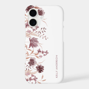 Floral Botanique Feuillage Tendance Monogrammé