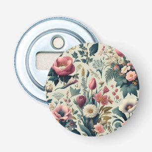Floral Bottle Opener   Elegant Barware Gift