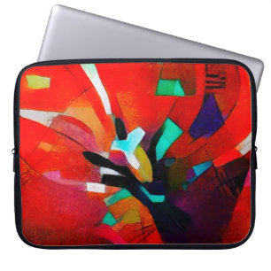Floral bouquet abstraction. In the modern version Laptop Sleeve