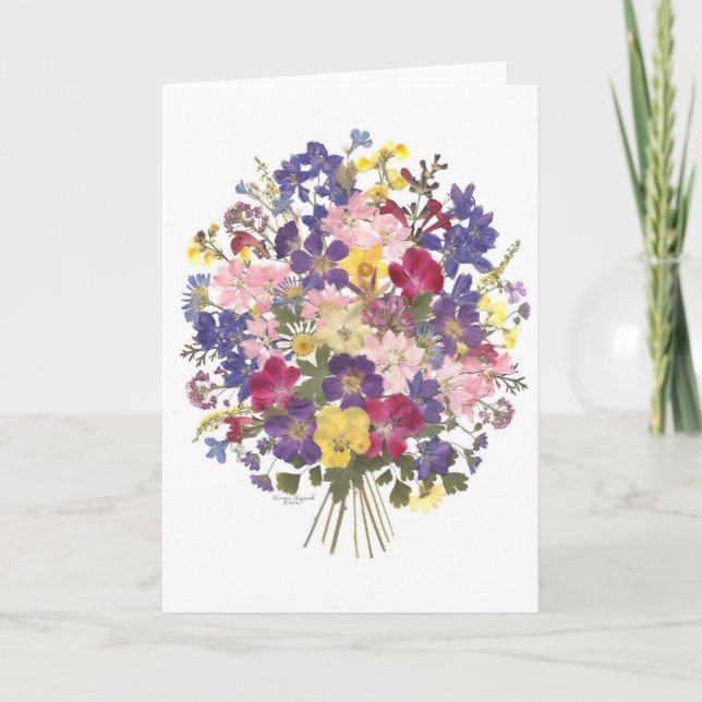 floral bouquet all occasion card (Front)