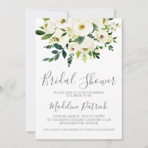 Floral Bouquet Bridal Shower Invitation
