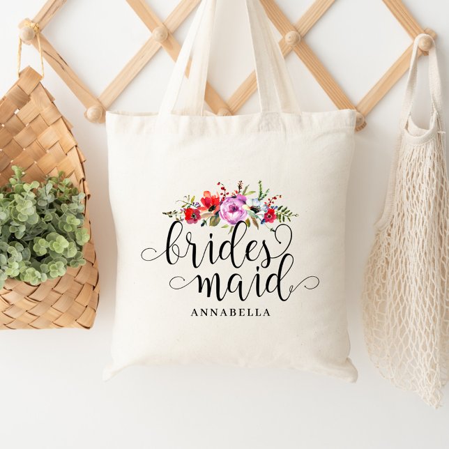 Floral Bouquet Bridesmaid Tote (Creator Uploaded)