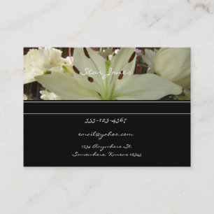 Floral Bouquet business card