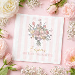 Floral Bouquet Fresh off the Market Bridal Shower Napkin<br><div class="desc">Floral Bouquet Fresh Off the Market Bridal Shower Napkins Elevate your bridal shower celebration with our Floral Bouquet Fresh Off the Market Bridal Shower Napkins! Designed with a charming, fresh-from-the-market aesthetic, these napkins feature a stunning arrangement of watercolor blooms in soft pastel hues, perfect for creating a whimsical and elegant...</div>
