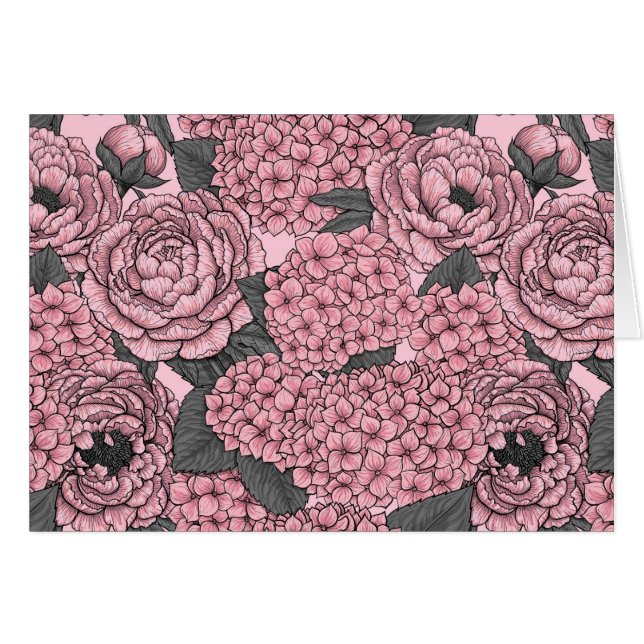 Floral bouquet in pink (Front Horizontal)