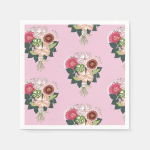 Floral Bouquet Napkin