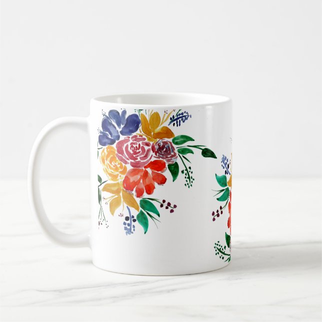 Floral Bouquet Nr 2 Coffee Mug (Left)