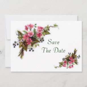 Floral Bouquet Save The Date