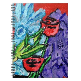 Floral Bouquet Spiral Photo Notebook