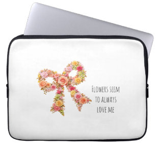 Floral Bow iPad Sleeve Botanical Tablet Sleeve