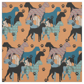 Floral Boxer print fabric