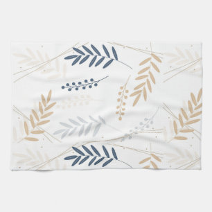 floral branch kitchen towel