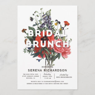 Floral Bridal Brunch Bridal Shower Invitation