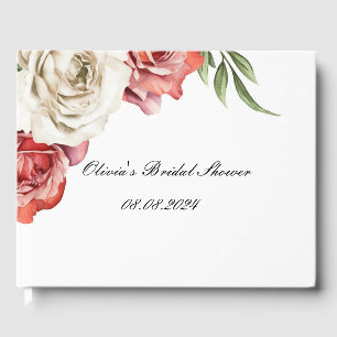 FLORAL BRIDAL SHOWER GUEST BOOK