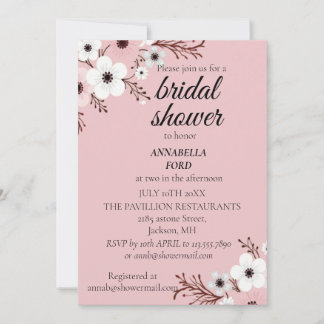 Floral Bridal shower invitaion  Invitation