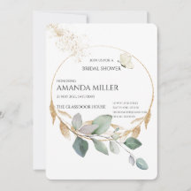 Floral Bridal Shower Invitation