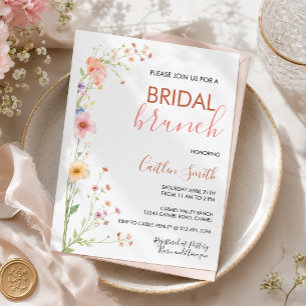 Floral Bridal Shower Invitation
