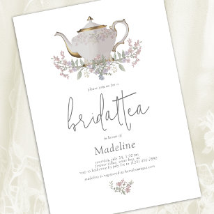 Floral Bridal Tea Bridal Shower Invitation
