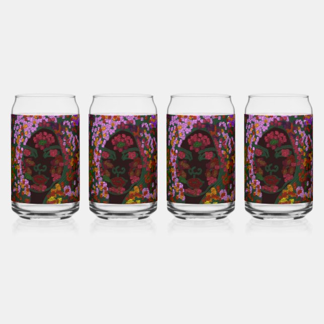 Floral Bride Can Glass (Front)
