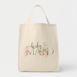 Floral Bridesmaid Gift Tote Bag Bridal Shower Gift