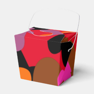 Floral bright christmas Favour Box