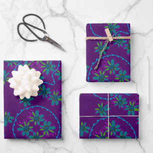 Floral Bubbles Polka Dot 7 Paper Flat Sheets 3