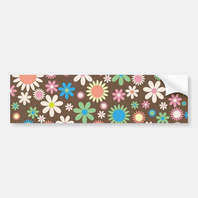 Floral Bumper Sticker (Front)