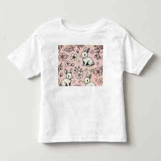 Floral Bunny Doodle T-Shirt | Cute & Cozy Spring D