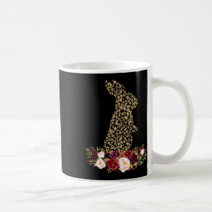 Floral Bunny Rabbit Leopard Cheetah Print Easter G Coffee Mug