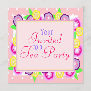 Floral Burst Invitation