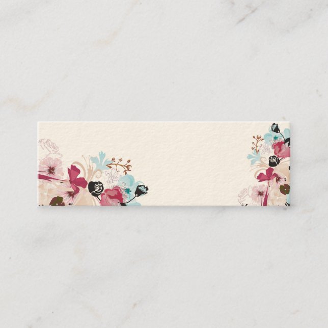 Floral Business Card (Front)
