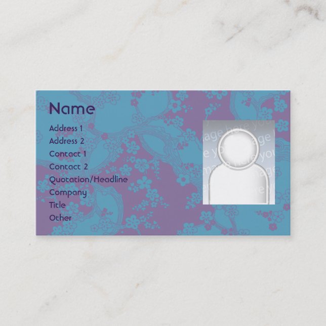 Floral - Business Card (Front)