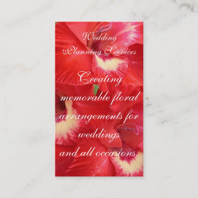 Floral Business Card (Front)