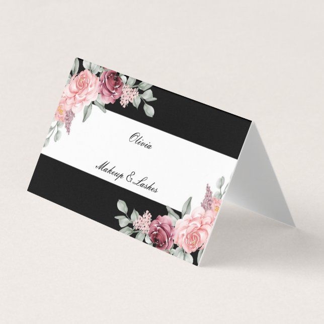 floral business card (Front)