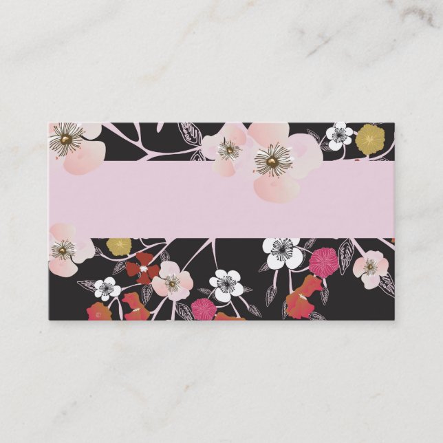 Floral Business Card (Front)