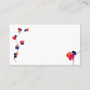 Floral business card