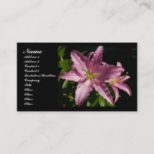 Floral business card