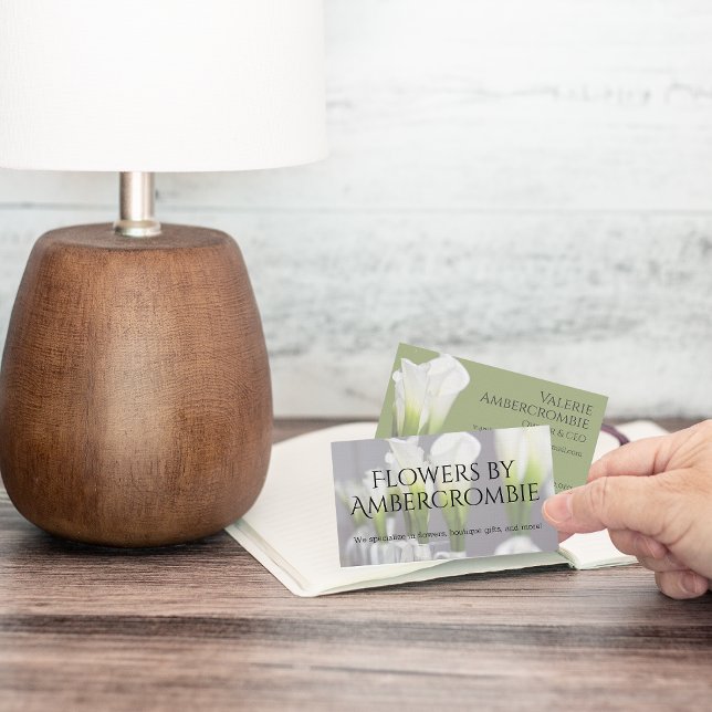 Floral Business Card (Business cards for floral or unique boutique shops!)