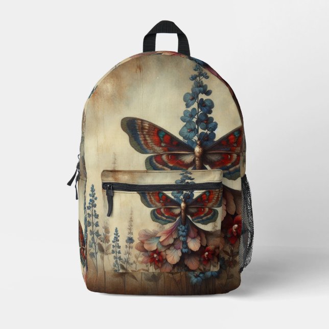 Floral Butterfly Backpack (Front)