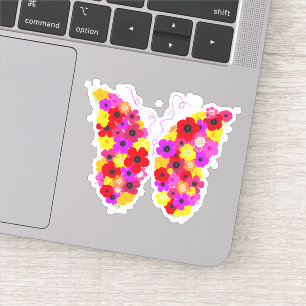 Floral Butterfly Colourful