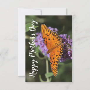 floral butterfly mother's day card