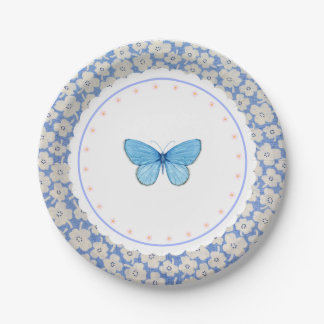 Floral Butterfly Plate Tea Party
