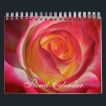 Floral Calendar<br><div class="desc">Calendar 12 months,  14 pages,  image of different flowers on each page. Including the US Holidays dates,  11" by 17"</div>