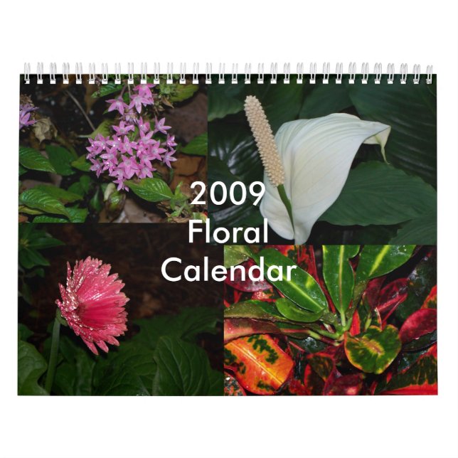 Floral Calendar 2009 - Customized (Cover)